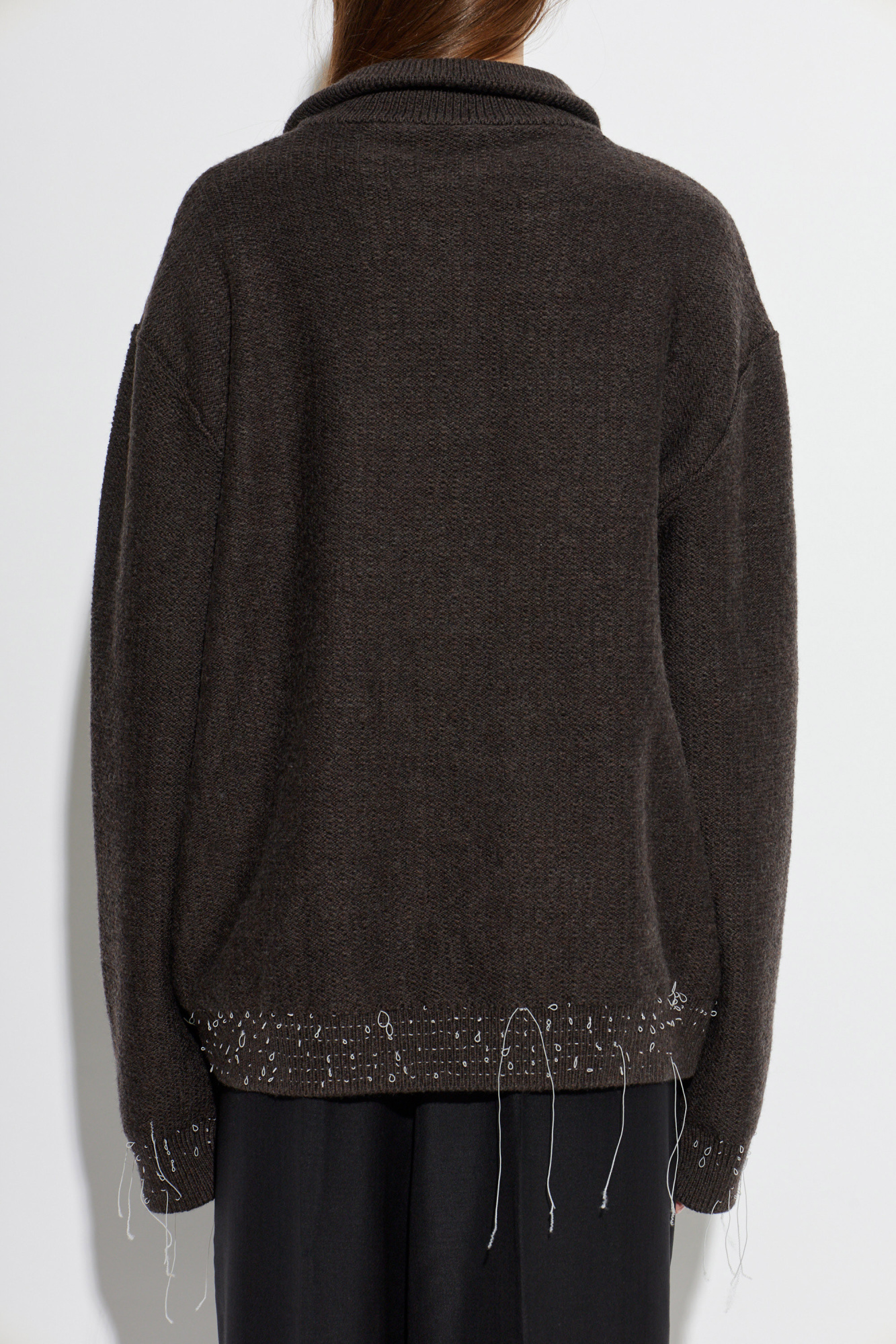 Maison Margiela Sweater with decorative threads | Women's | Vitkac